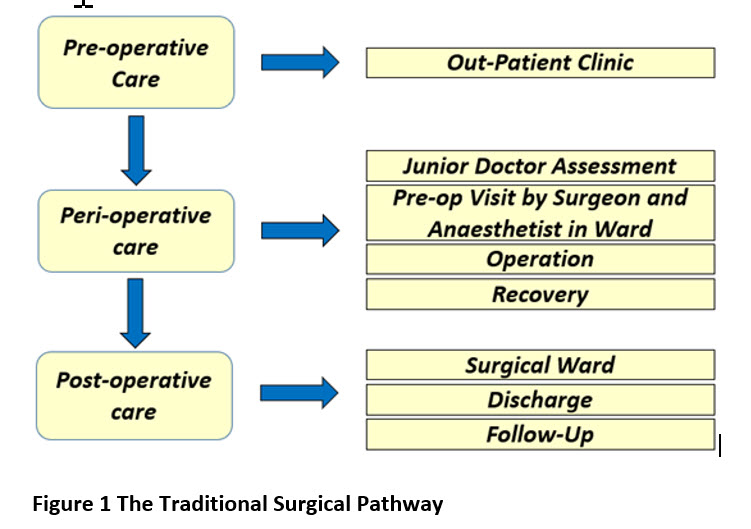 Traditional surgery pathway